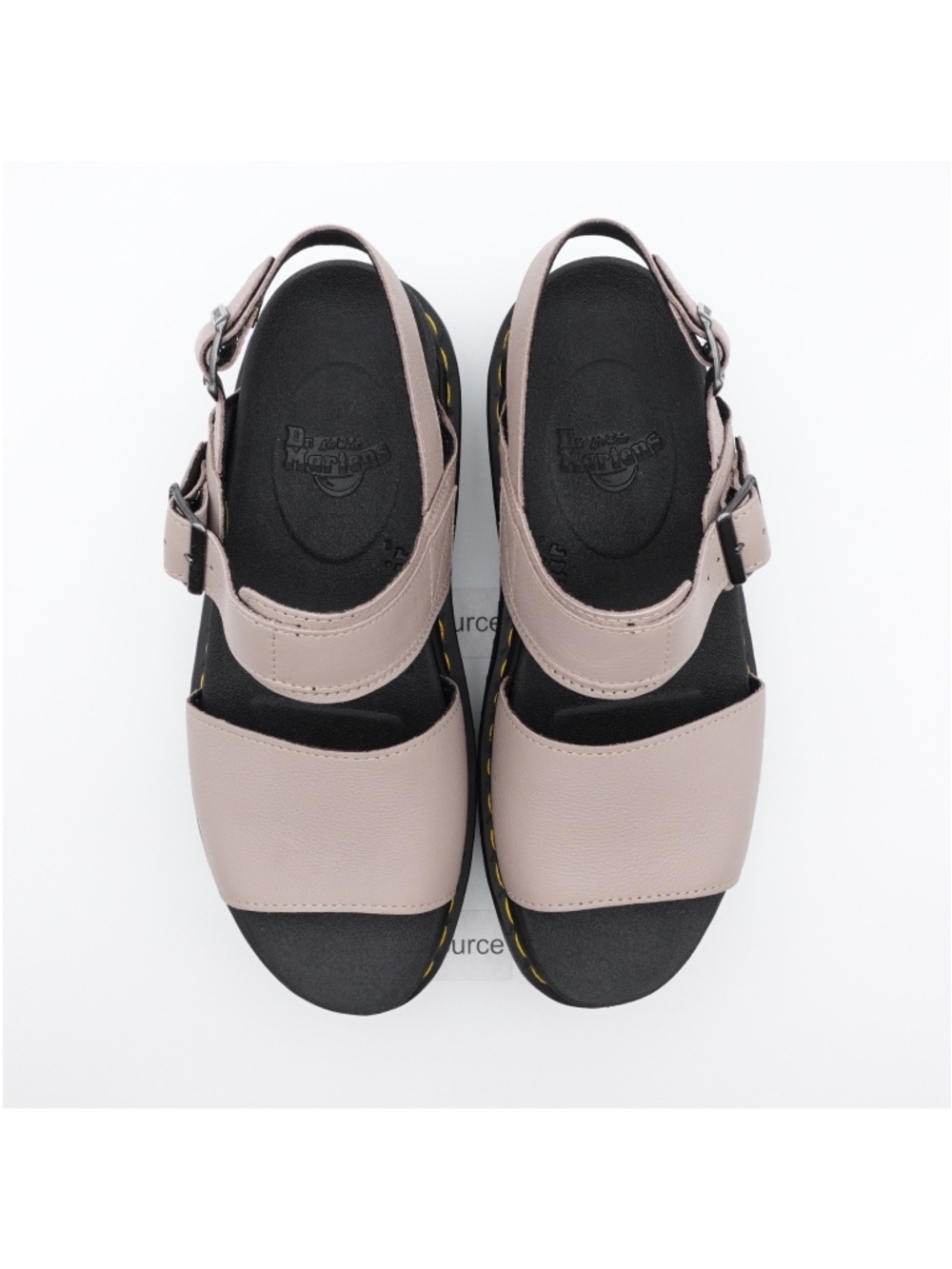 NEW Dr. Martens Voss Quad PISA Leather Platform Sandals - Picture 4 of 7